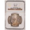 Image 1 : 1881-S MORGAN DOLLAR NGC MS65+ OBV COLORS!