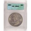 Image 1 : 1892 MORGAN DOLLAR ICG MS63 SUPER COLOR