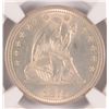 Image 2 : 1875  SEATED QUARTER., NGC MS-65+ BLAST WHITE, THIS COIN IS 66!  AT LEAST CHERRY