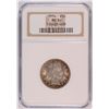 Image 1 : 1914 BARBER QUARTER, NGC MS-64  COLORS!