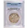 Image 1 : 1929-S WALKING LIBERTY HALF DOLLAR, PCGS MS-64 MOSTLY WHITE, VERY HARD TO FIND
