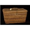 Mt. Currie Lidded Picnic Basket 14" L. 9" W. 7 3/4" H.  Fine Condition                           …