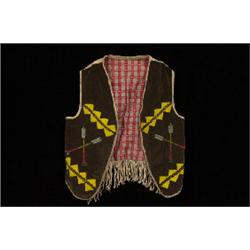 Cree Beaded Vest From Hobema, AB Size Small  Good Condition                                      …