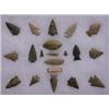 Seventeen Flint Arrowheads and Stabbing Spears Salishan, B.C.  Fine Condition                    …