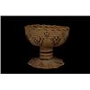Thompson River Pedestal Basket with Crenulated Rim 7" D. 5 1/2" H.  Fine Condition               …