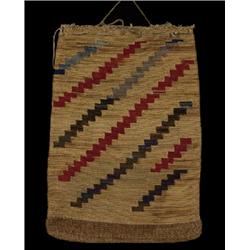 Large Old Nez Perce Cornhusk Bag 17 1/2" L. 13 1/2" W.  Good Condition                           …