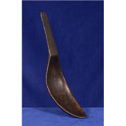 Early Carved Northwest Coast Wood Ladle 10 3/4" L.  Fine Condition                               …