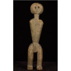 Old Wood Effigy Figure 7 1/4" H. Ex John Engel Collection  Fair Condition                        …