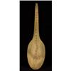 Carved and Incised Athabascan Sheep Horn Ladle 12" L.  Fine Condition                            …