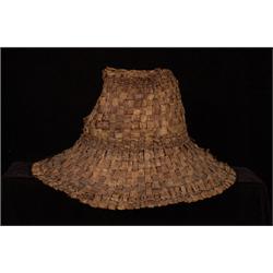 19TH C. Cedar Bark Hat  Fair Condition                                                           …