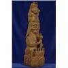 Bear, Shaman and Whale Figured Totem by Alex Julian 24 1/2" H.  Good Condition                   …