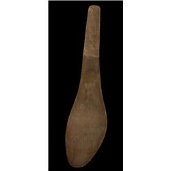 Northwest Coast Carved Wood Feast Spoon Marked "K" 10 1/2" L.  Good Condition                    …