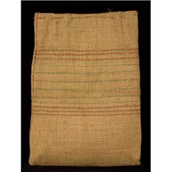 Old Tenino Woven Grass Root Storage Bag ca. 1900  23" L. 16" W.  Good Condition                  …