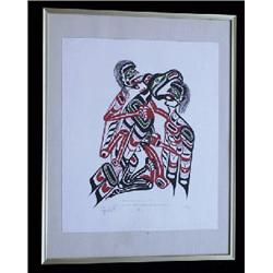 Tony Hunt Framed Silkscreen Transformation #3  24/50  18 1/2"x 14 1/2"  Excellent Condition      …