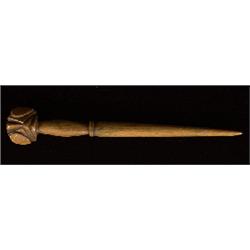 Haida Carved Bone Awl with Provenance Purchased Komor 1969 N.Y.C. Ex. Collection Alexander, Edinb…