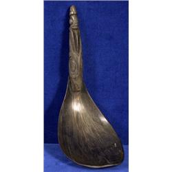 19TH C. Carved Mountain Goat Horn Feast Ladle Tsimshian or Tlingit Purchased Michael Johnson 1977…