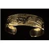 Very Fine Bill Helin 18K Gold Bracelet 6" L. 3/4" W.  Excellent Condition                        …