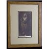 Image 1 : Edward Curtis Photogravure "Black Eagle" Assiniboine Plate 101 Framed 28 1/2"x 21 1/2"  Fine Cond…
