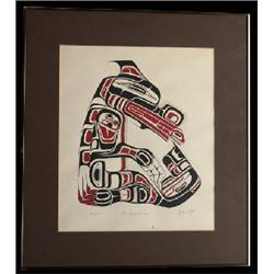 Limited Edition Framed Sea Bear Print by Richard Hunt 1979  467/600  28"x 25"  Fine Condition    …