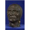 Bronzed Plaster Bust of an Indian Head Signed Ramon ca. 1910  9" H.  Fine Condition              …