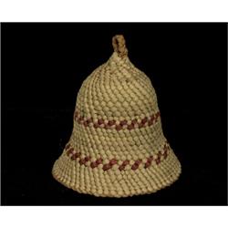 Nuu-chah-nulth Basketry Bell 2 1/4" H. 2" D.  Excellent Condition                                …