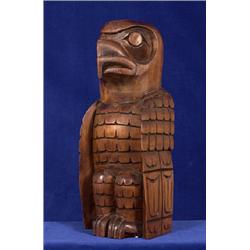 Rocky Mathias Carved Eagle Figure 11 3/4" H.  Fine Condition                                     …