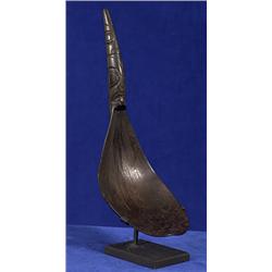 Haida Goat Horn Spoon 8 1/4" L.  Fine Condition                                                  …