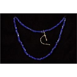 Strand of Over 100 Russian Blue Trade Beads Found on the Northwest Coast Over a Twenty Year Perio…