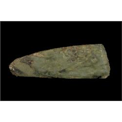 Superb Ancient Jade Adze Blade Found on the Northwest Coast 6 1/2" L. 2 1/4" W.  Good Condition  …