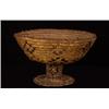 Image 1 : Fully Imbricated Pedestal Basket 8" D.  Fair Condition                                           …