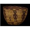 Image 1 : Rare 19TH C. Fully Imbricated Klikitat Human and Animal Figure Berry Basket 7 3/4" W. 5 1/2" H. G…