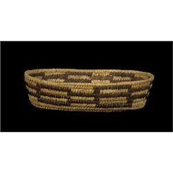 Oval Papago Basket 9 1/2" L. 6 1/4" W.  Good Condition                                           …