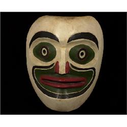 Old Signed Kingcome Inlet Mask by Pete Moon 15 1/2" H. 12 1/2" W. Salmon House Collection  Excell…