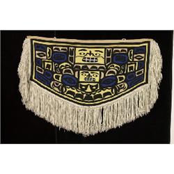 Very Fine Chilkat Applique Blanket  Excellent Condition                                          …
