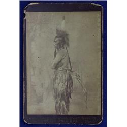 Ethnographic Photo Boone & May Ltd "Souvenir of the North-West" - Single Person - 6 5/16" L.x 4 1…