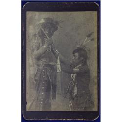 Ethnographic Photo Boone & May Ltd "Souvenir of the North-West" - Staged - 6 5/16" L.x 4 1/8"  As…