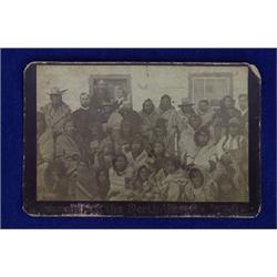 Ethnographic Photo Boone & May Ltd "Souvenir of the North-West" - Group of People - 6 5/16" L.x 4…