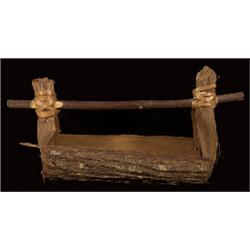 Salish Cedar Bark Canoe Bailer 15 1/2" W.  Fair Condition                                        …
