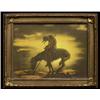 Image 1 : Vintage Gilt Framed Print "Fading Sunset" 14 1/2"x 11 1/2"  Fair Condition                       …