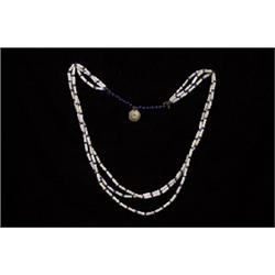Three Strand Nez Perce Warriors Necklace Hudson Bay Beads                                        …