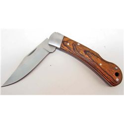 CN210725 Lockback Knife with Wood Handle