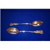 Image 1 : A PAIR OF QUEENS PATTERN SERVINGS SPOONS, NEWCASTLE, c.1826, 31cms....