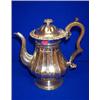 Image 1 : A pear SHAPED COFFEE POT, DUBLIN, 1829, WILLIAM NOLAN, with scroll spout and handle, rose finial<...