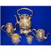 Image 1 : AN ELECTROPLATE FIVE PIECE TEA SET; BY MAPPIN & WEBB, 19th CENTURY, comprising a kettle on stand;...