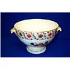 Image 1 : A DERBY STYLE ROSE BOWL, 19th CENTURY, 37cms diameter; and a Derby Imari pattern two handle turee...