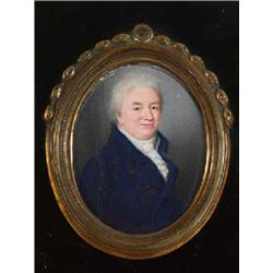 FRIEDRICH LUDWIG VON VIETH (1768-1848), Watercolour on ivory, Portrait of a Man, half length...