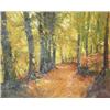Image 1 : ALFRED THEODORE JOSEPH BASTION (1873-1955), Oil on canvas, A Forest Walk, Signed lower left...