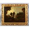 Image 1 : ITALIAN SCHOOL, (19th CENTURY), Oil on canvas, A Romantic Southern Landscape with Figures, ri...