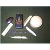 Image 1 : A COLLECTION OF IVORY CHINESE CARD CASES; and a painted lacquer snuff box....