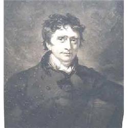 after LAWRENCE, Mezzotint by Clint, The Honourable Thomas Erskine, 43cms x 37cms...